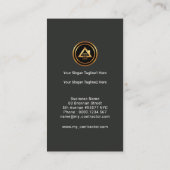 Minimalistischer Visitenkarte (Rückseite)