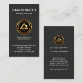 Minimalistischer Visitenkarte (Vorne/Hinten)