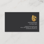 Minimalistischer Visitenkarte (Rückseite)