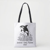 Minimalistischer Waltote-Beutel für Wiedersehen Tasche (Vorderseite)