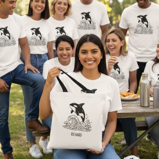 Minimalistischer Waltote-Beutel für Wiedersehen Tasche