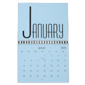 Minimalistischer Wandkalender (Jan 2026)