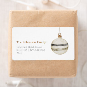 Minimalistischer Weihnachtsball
