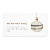 Minimalistischer Weihnachtsball (Vorne)
