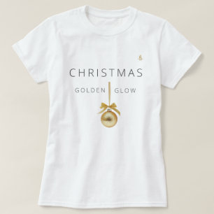 Minimalistischer Weihnachtsbaum in Linienkunst K T-Shirt