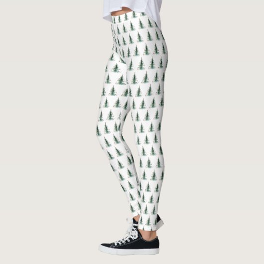 Minimalistischer Weihnachtsbaum Leggings (Links)