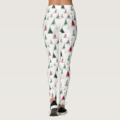 Minimalistischer Weihnachtsbaum  Leggings (Rückseite)