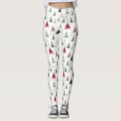 Minimalistischer Weihnachtsbaum  Leggings (Vorderseite)