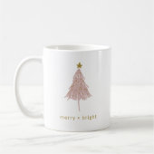 Minimalistischer Weihnachtsbaum Merry + Helle Kaffeetasse (Links)