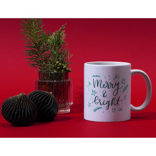 Minimalistischer Weihnachtsfeiertag Kaffeetasse