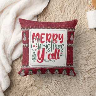 Minimalistischer Weihnachtsfeiertag Kissen