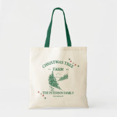 Minimalistischer Weihnachtsfeiertag Tragetasche (Vorne)