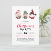 Minimalistischer Weihnachtsfeiertag Weihnachtsgott Einladung (Stehend Vorderseite)