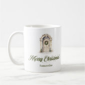 Minimalistischer Weihnachtskaffeebecher mit indivi Kaffeetasse (Links)