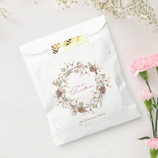 Minimalistischer Weihnachtskranz Geschenktütchen (Versiegelt)