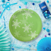 Minimalistischer Weihnachtsname Pappteller (Party)