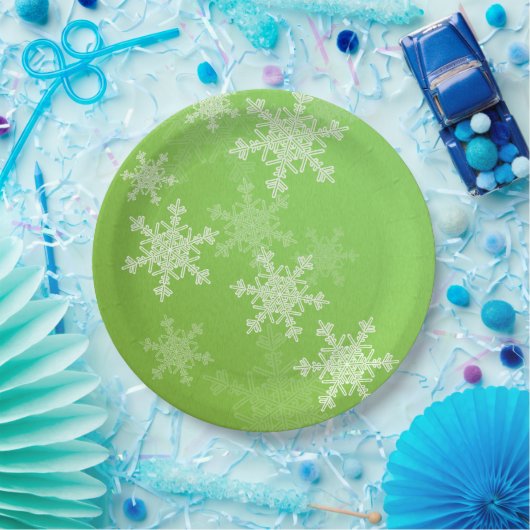 Minimalistischer Weihnachtsname Pappteller (Party)