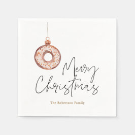 Minimalistischer Weihnachtsschmuck Serviette