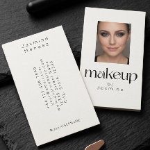 Minimalistischer weißer eleganter Foto-Make-up-Art