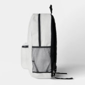 Minimalistischer weißer moderner Rucksack (Rechts)