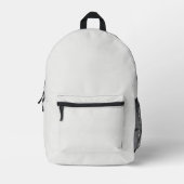 Minimalistischer weißer moderner Rucksack (Vorderseite)