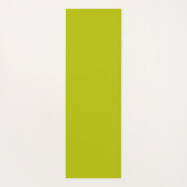 Minimalistischer Wellenlavener, grün gelb mit Name Yogamatte (Rückseite)