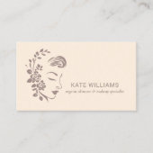 Minimalistischer Wellness-Center und Schönheitssal Visitenkarte (Vorderseite)