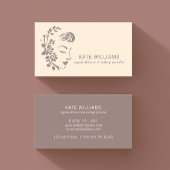 Minimalistischer Wellness-Center und Schönheitssal Visitenkarte