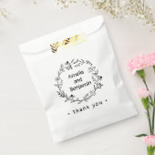 minimalistischer Wildblumenkranz Folk Rustikale Ho Geschenktütchen (Versiegelt)