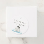 Minimalistischer Winter Arctic Vielen Dank Geschenkanhänger (Beispiel)