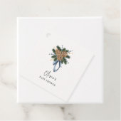 Minimalistischer Winter Weihnachtskranz Kinderdusc Geschenkanhänger (Beispiel)