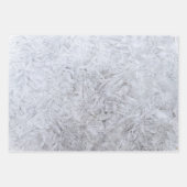 Minimalistischer Winterschneefrost Geschenkpapier Set (Vorderseite 3)
