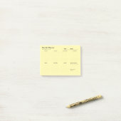 Minimalistischer Wochenplaner Notizblock (Auf Schreibtisch)