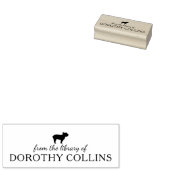 Minimalistischer Yorkshire-Hund aus der Bibliothek Gummistempel (Stempel)