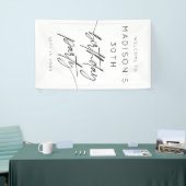 Minimalistisches 30. Geburtstag Party Willkommen Banner (Messeveranstaltung)