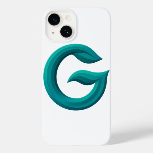 Minimalistisches abstraktes Buchstabe G iPhone 14 Case-Mate iPhone Hülle (Rückseite)