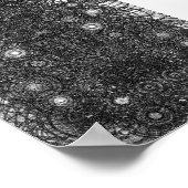 Minimalistisches abstraktes Design Poster (Ecke)