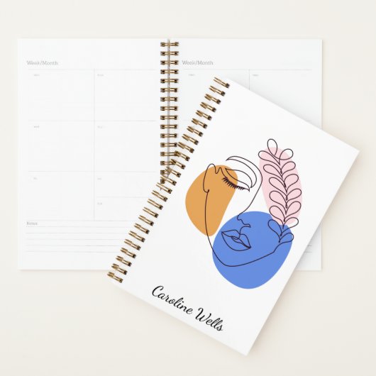 Minimalistisches Abstraktes Fronttopportrait Custo Planer (Anzeige)