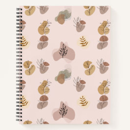 Minimalistisches Abstraktes Gemustert Notizblock