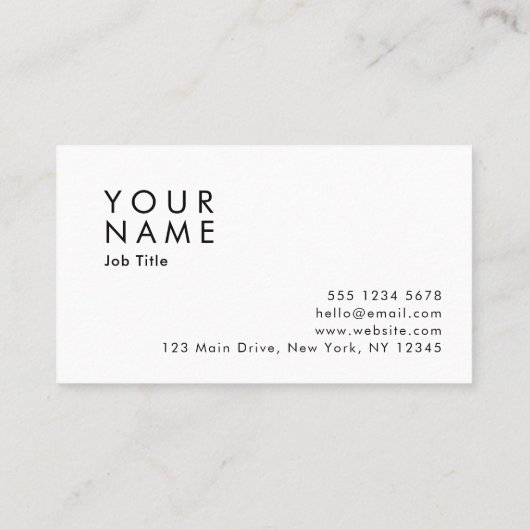 Minimalistisches Abstraktes Muster Visitenkarte (Rückseite)