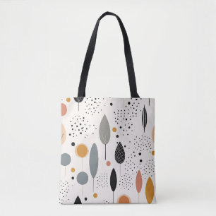 Minimalistisches Abstraktes, neutrales Muster-Dreh Tasche