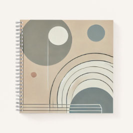 Minimalistisches Abstraktes Notebook Notizblock