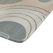 Minimalistisches Abstraktes Zuschneideboard Schneidebrett (Ecke)