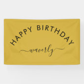 Minimalistisches Alles Gute zum Geburtstag Klassis Banner (Horizontal)