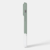 Minimalistisches Almhüttenleben iPhone Hülle (Linke Seite)