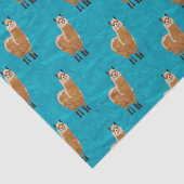 Minimalistisches Alpaca Design Tissue Paper Seidenpapier (Ausschnitt)