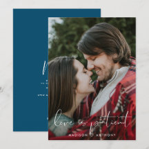 Minimalistisches Aquamarines Blue Wedding Postpone