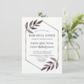 Minimalistisches Aquarelltinte Folio Probe Abendes Einladung (Stehend Vorderseite)