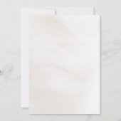 Minimalistisches Arch & Script-Hochzeitsszenario-F Save The Date (Rückseite)