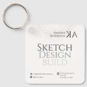 Minimalistisches Architekturjournal mit Kalender 2 Schlüsselanhänger (Vorderseite)